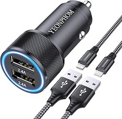 Guía para elegir el cargador de coche con cable Lightning adecuado