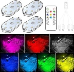 Los mejores precios de luces interiores con mando para coche