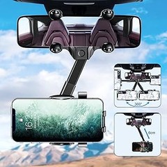 ¿Qué es un soporte para móvil para coche de retrovisor?