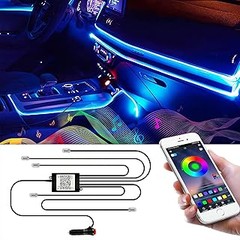 Pros y contras de usar luces interiores con app para tu coche