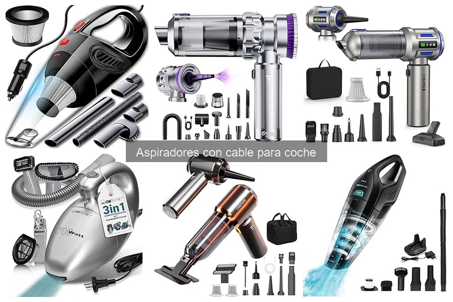Accesorios imprescindibles para aspiradores con cable de coche