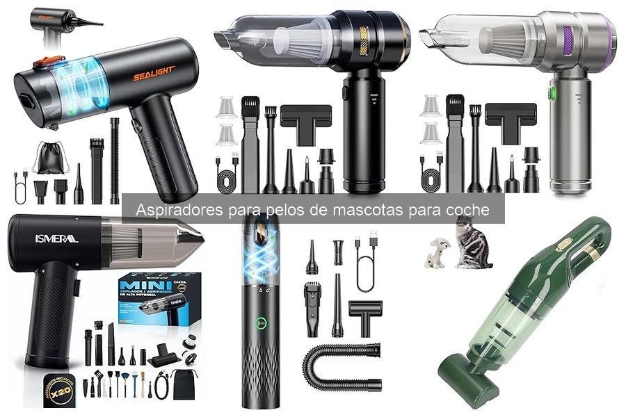 Accesorios imprescindibles para aspiradores de coche de mascotas