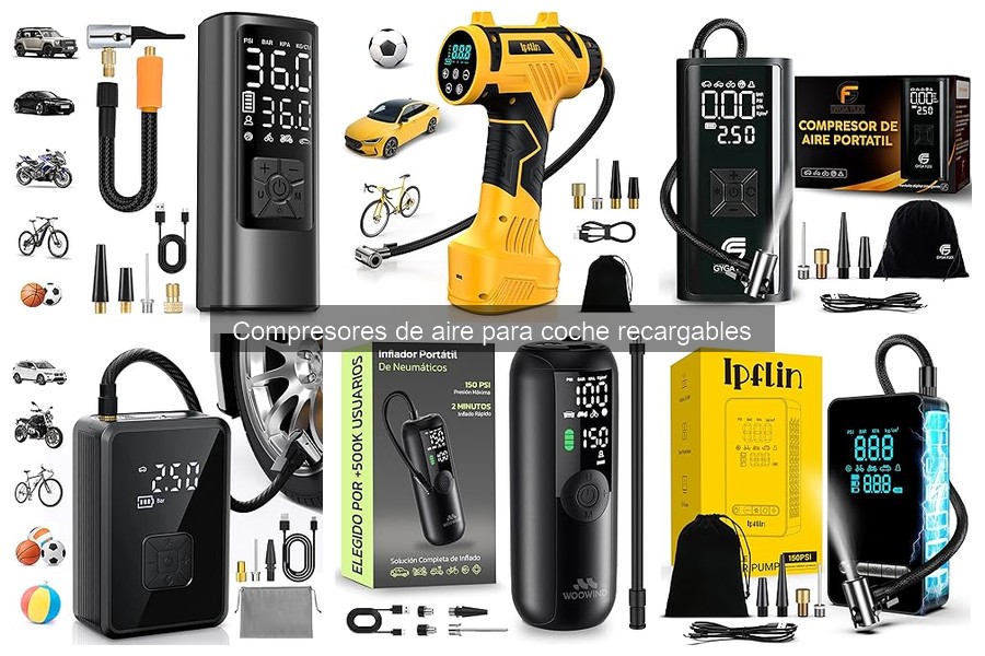Accesorios imprescindibles para compresores de aire recargables