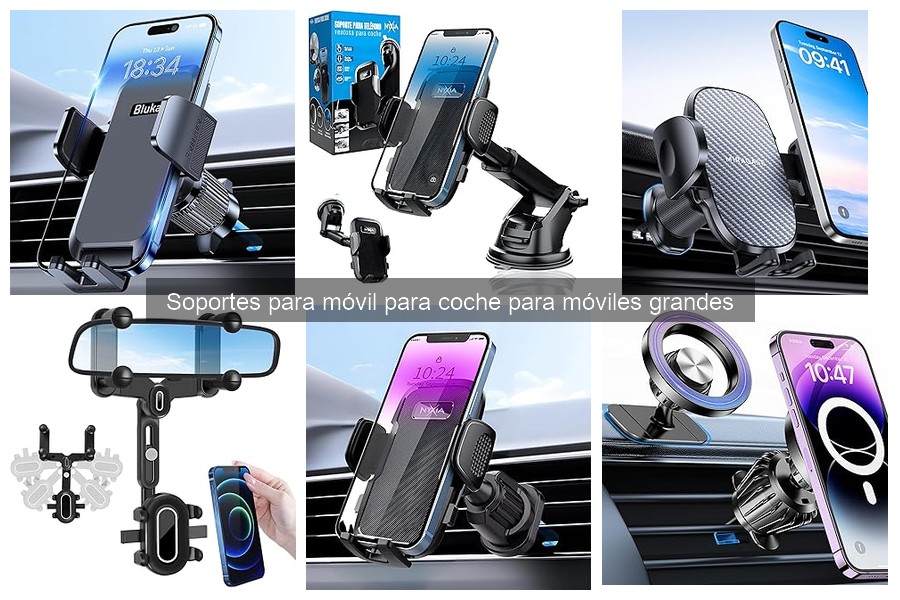 Accesorios para mejorar tu soporte de móvil en coche