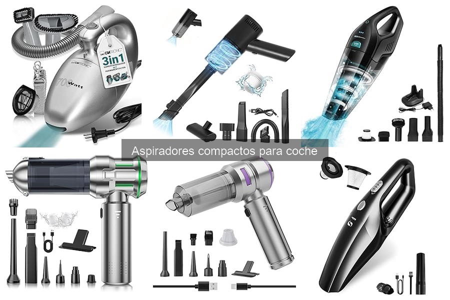 Accesorios útiles para aspiradores compactos de coche