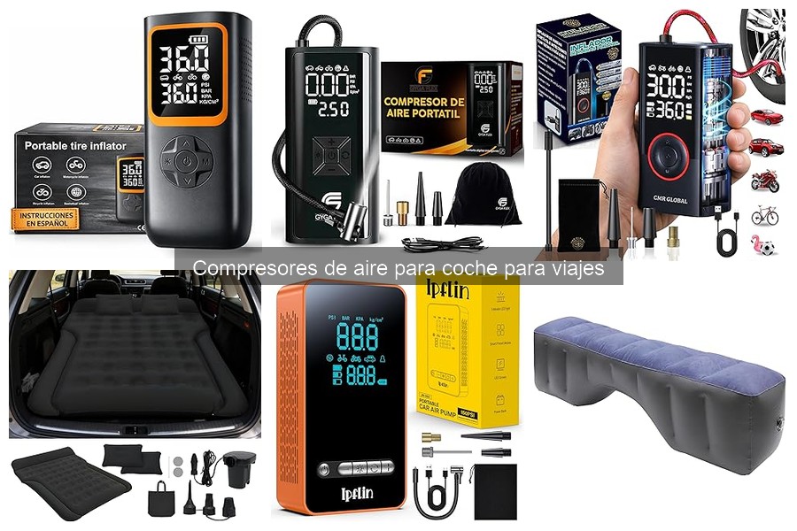 Accesorios útiles para compresores de aire de coche