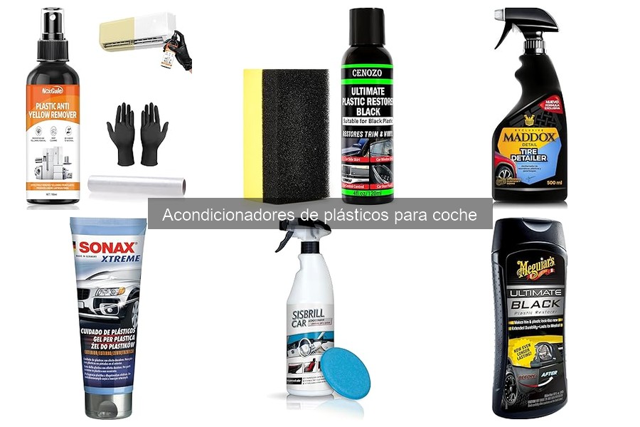 Acondicionadores de plásticos para coches clásicos y modernos