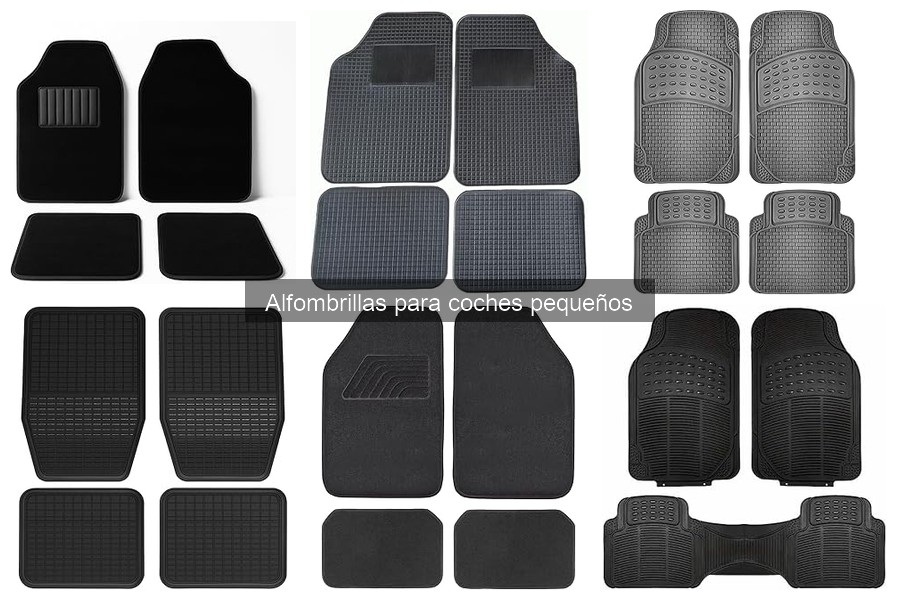 Alternativas a alfombrillas para coches pequeños: opciones únicas