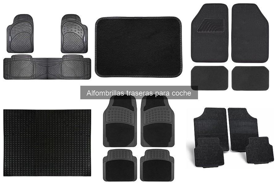 Alternativas a Alfombrillas Traseras Convencionales para Coche