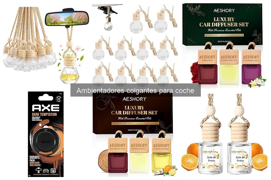 Alternativas a ambientadores colgantes para coche
