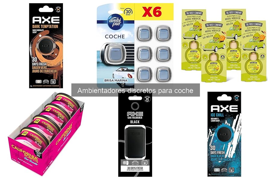 Alternativas a Ambientadores Discretos para Coche