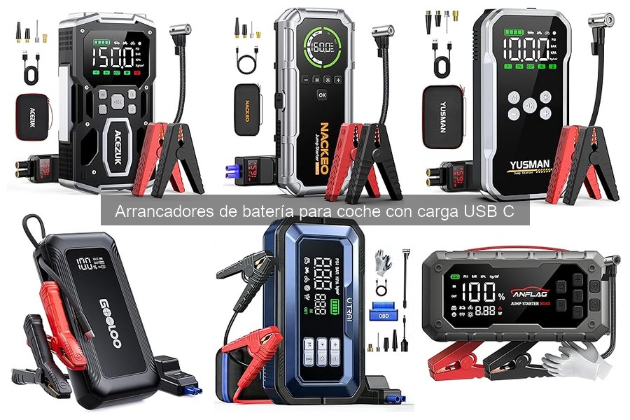 Alternativas a Arrancadores de Batería con Carga USB-C