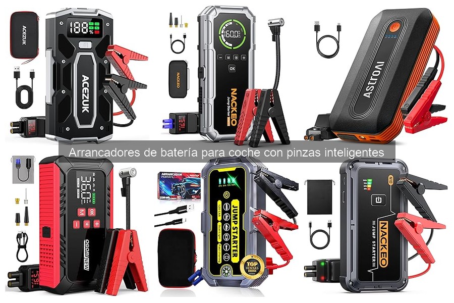 Alternativas a arrancadores de batería con pinzas inteligentes