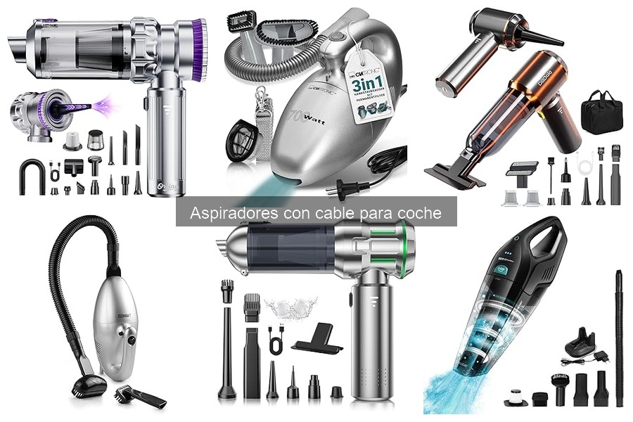 Alternativas a Aspiradores con Cable para Coche: Mejores Opciones