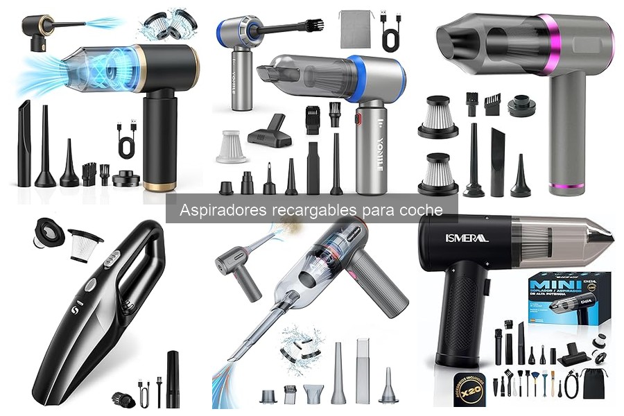 Alternativas a aspiradores recargables para coches