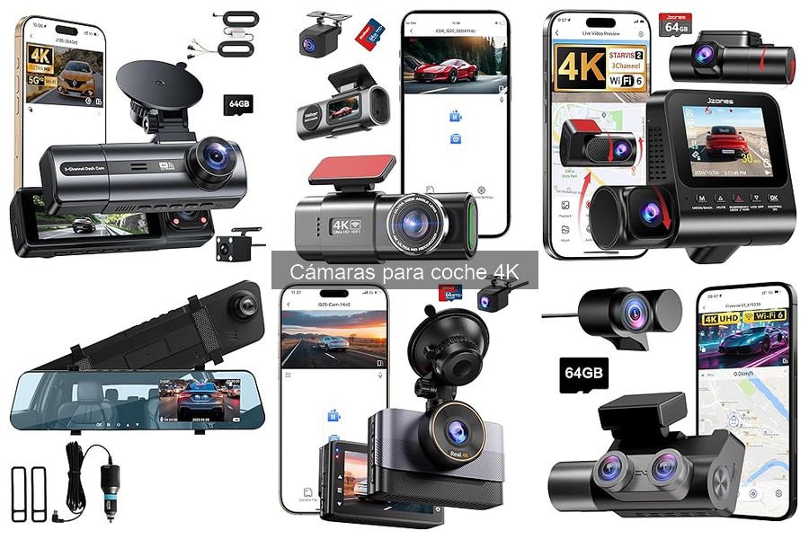 Alternativas a cámaras para coche 4K: mejores opciones