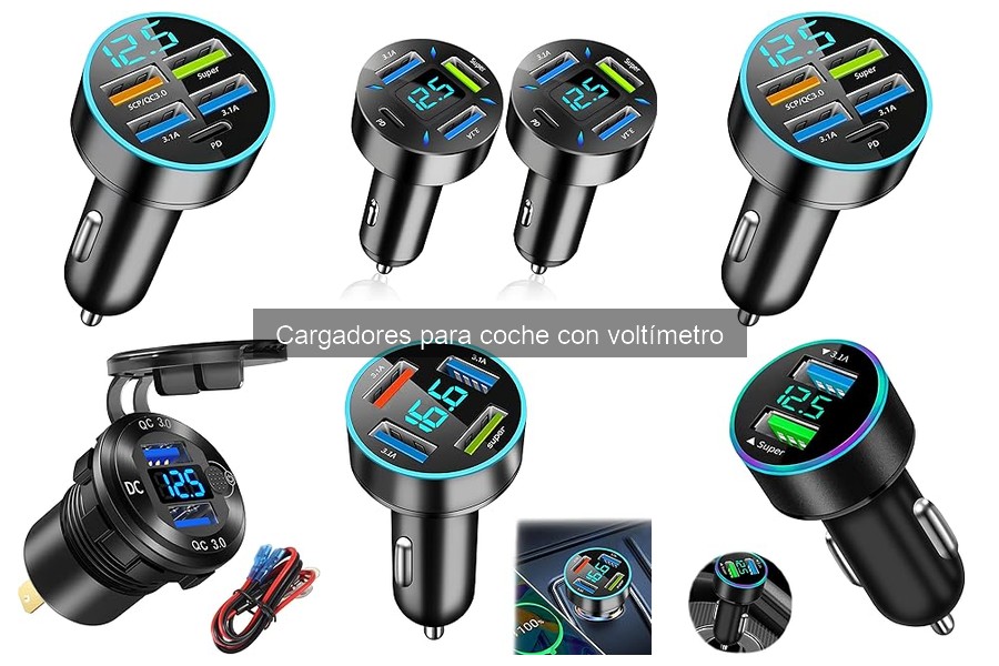 Alternativas a cargadores de coche con voltímetro