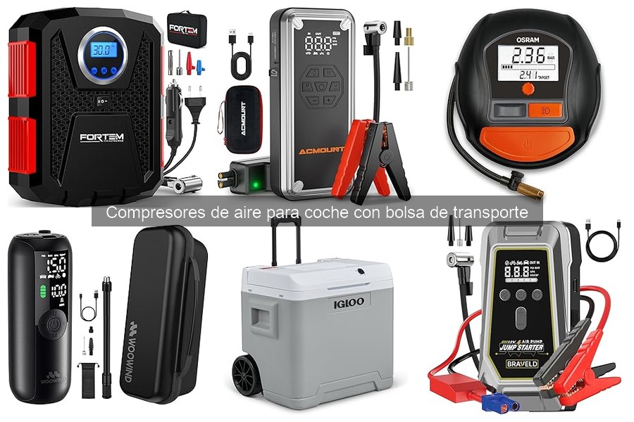 Alternativas a compresores de aire portátiles para coche