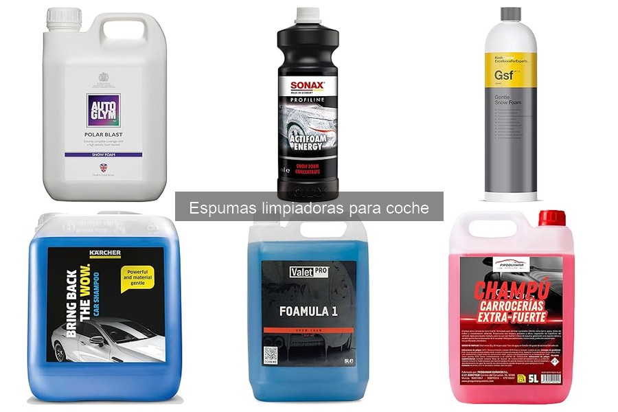 Alternativas a Espumas Limpiadoras para Coche: Mejores Opciones