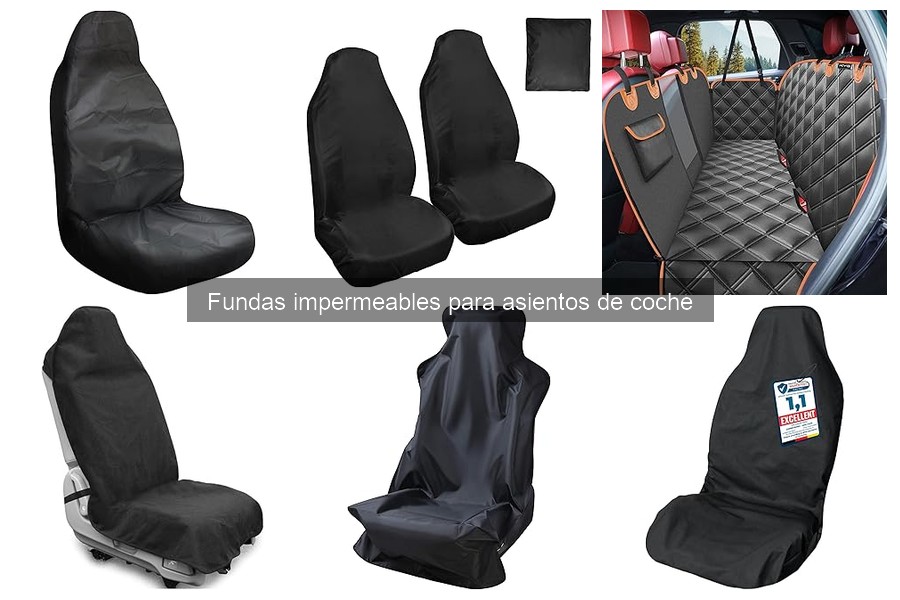 Alternativas a fundas impermeables para asientos de coche