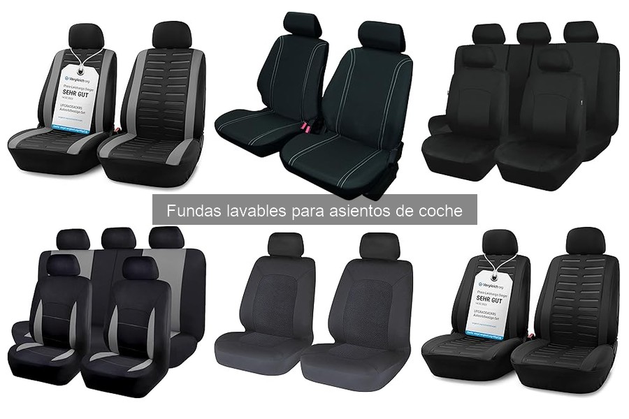 Alternativas a fundas lavables para asientos de coche