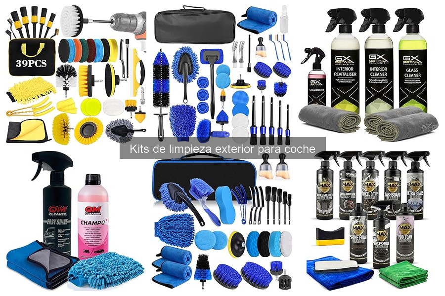 Alternativas a Kits de Limpieza Exterior para Coche