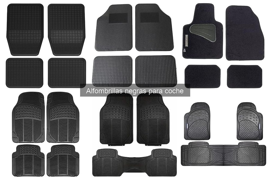 Alternativas a las Alfombrillas Negras para Coche
