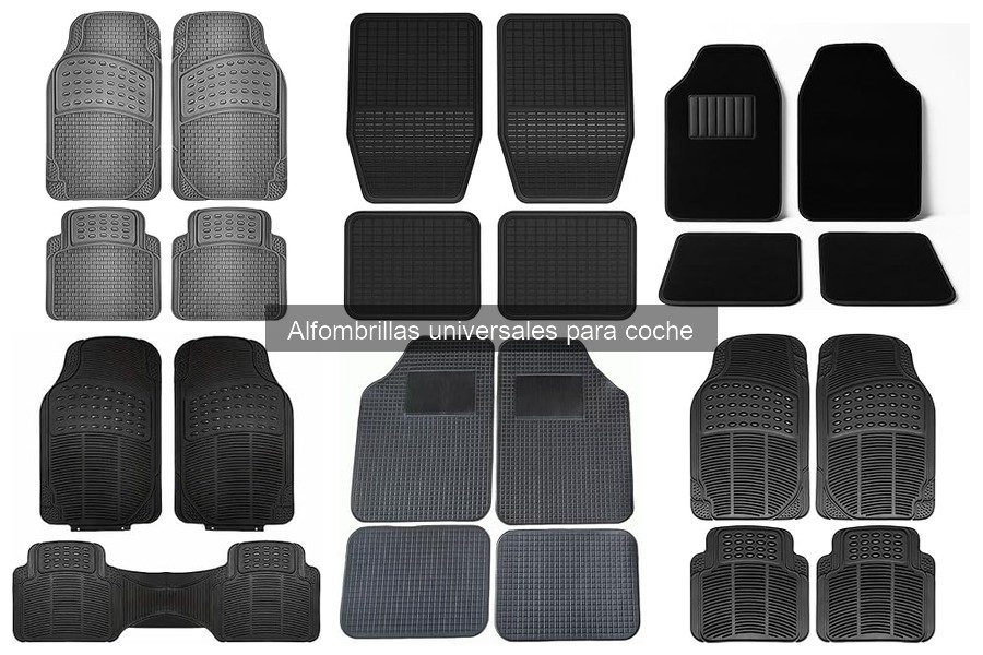Alternativas a las alfombrillas universales para coche