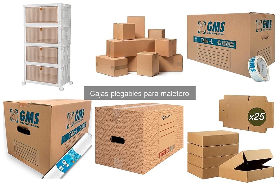 Alternativas a las cajas plegables para maletero