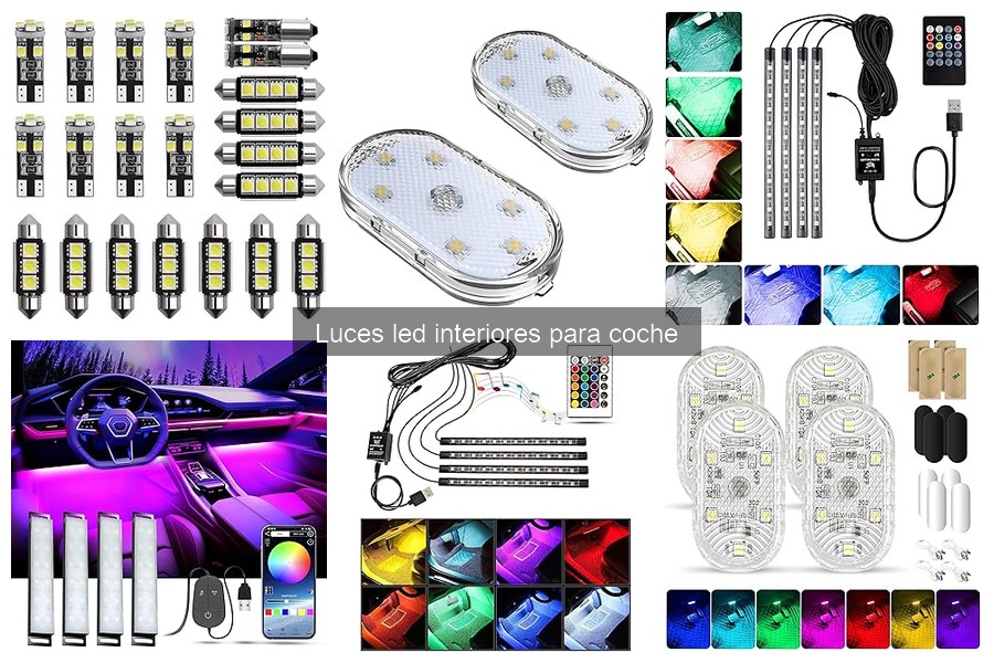 Alternativas a las luces LED interiores para coche: pros y contras