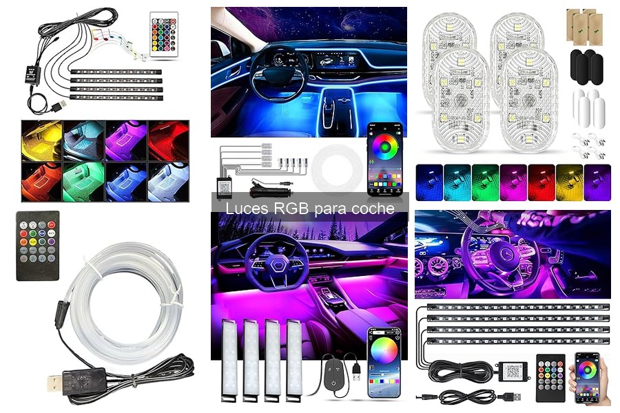 Alternativas a las luces RGB para coche: opciones económicas y prácticas