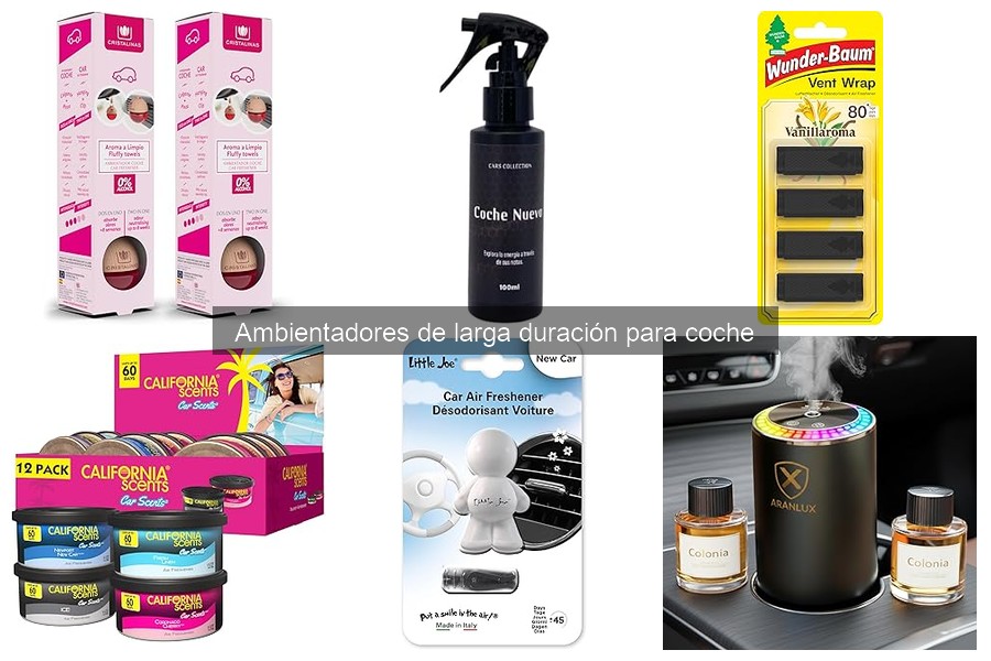 Alternativas a los ambientadores de larga duración para coche