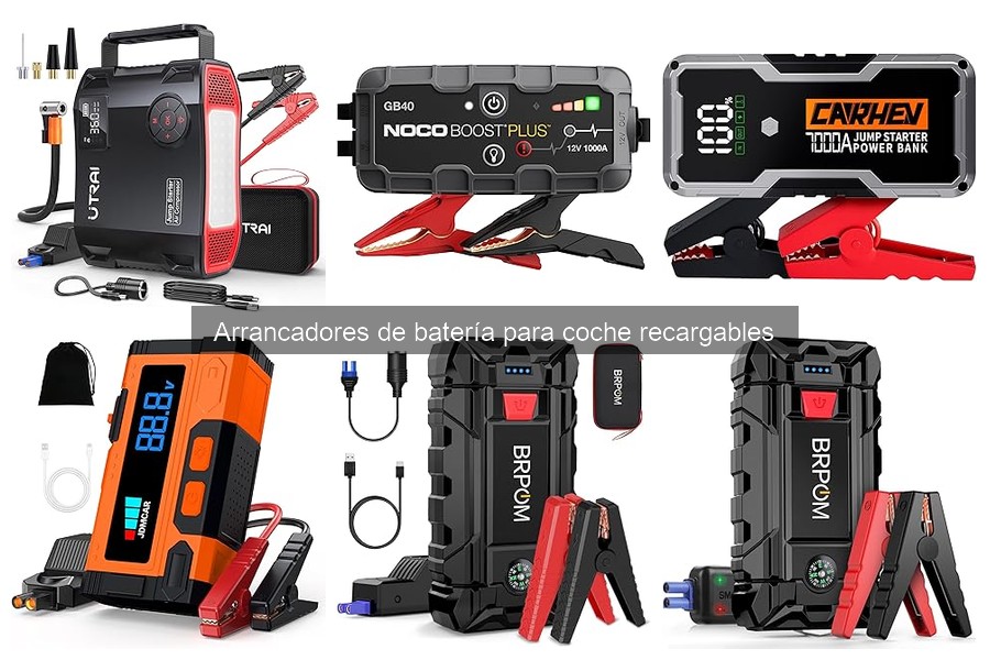Alternativas a los arrancadores de batería para coche recargables