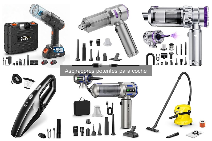 Alternativas a los aspiradores potentes para coche
