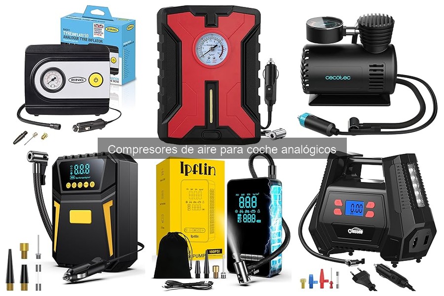 Alternativas a los compresores de aire analógicos para coche