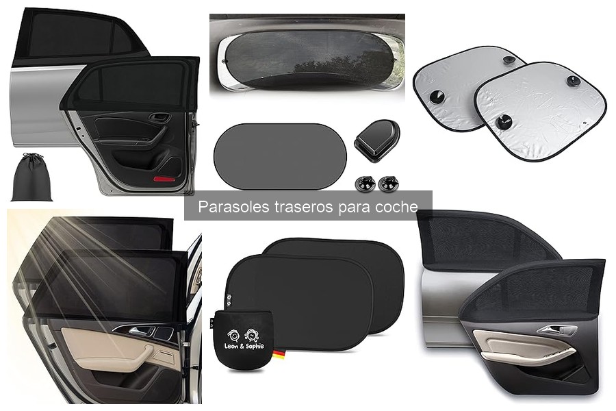 Alternativas a los parasoles traseros para coche