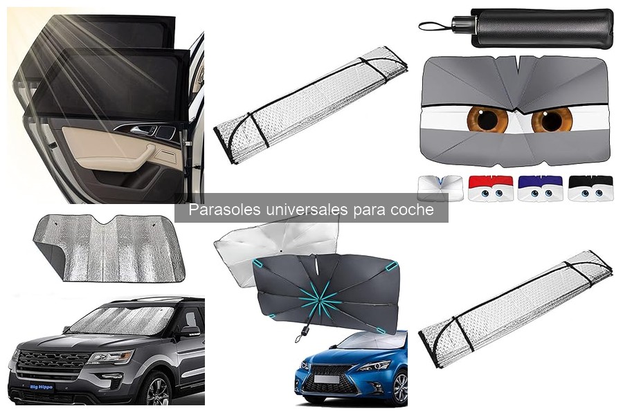 Alternativas a los parasoles universales para coche