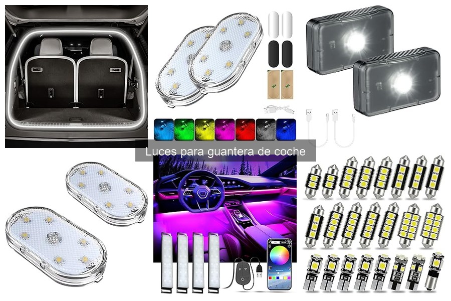 Alternativas a Luces Convencionales para Guantera de Coche