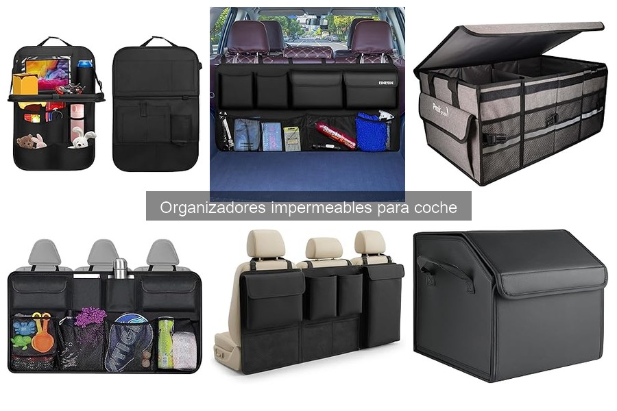 Alternativas a organizadores impermeables para coche