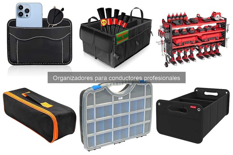 Alternativas a organizadores para conductores profesionales