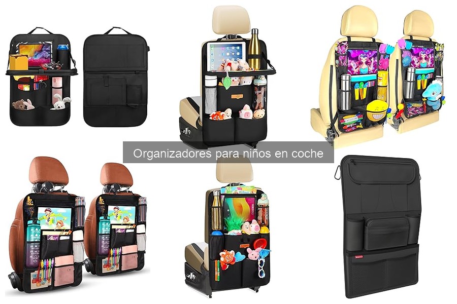 Alternativas a organizadores para niños en coche