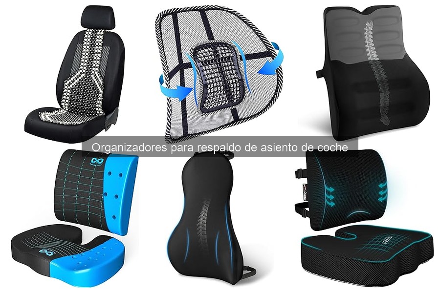 Alternativas a organizadores para respaldo de asiento de coche