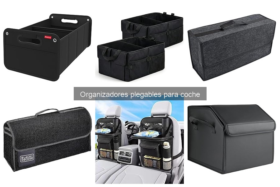 Alternativas a organizadores plegables para coche