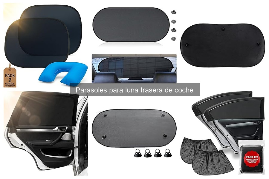 Alternativas a parasoles para luna trasera de coche