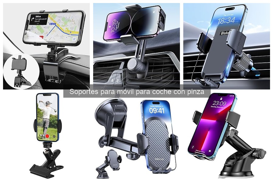 Alternativas a Soportes de Móvil con Pinza para Coche