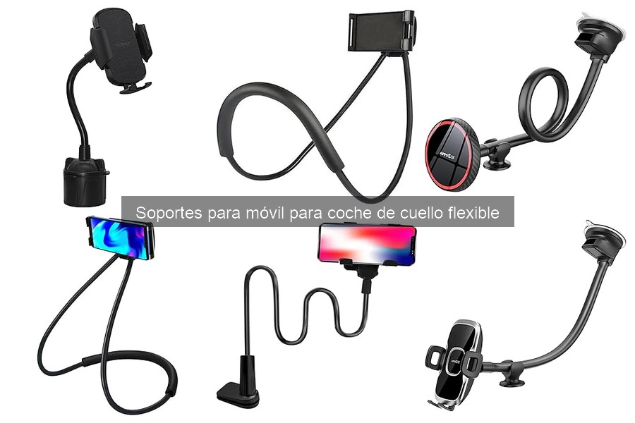 Alternativas a Soportes de Móvil de Cuello Flexible para Coche
