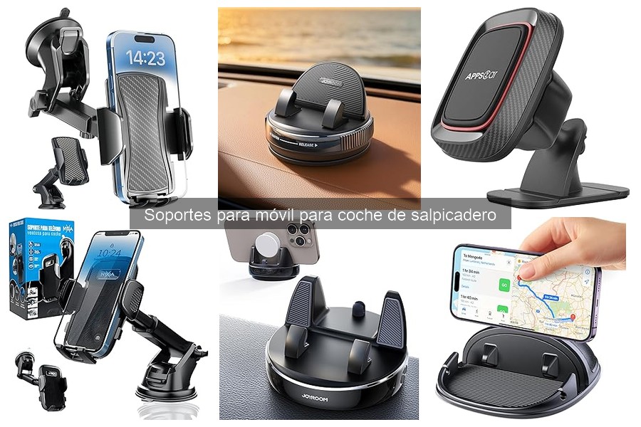 ** Alternativas a soportes para móvil de salpicadero en coche
