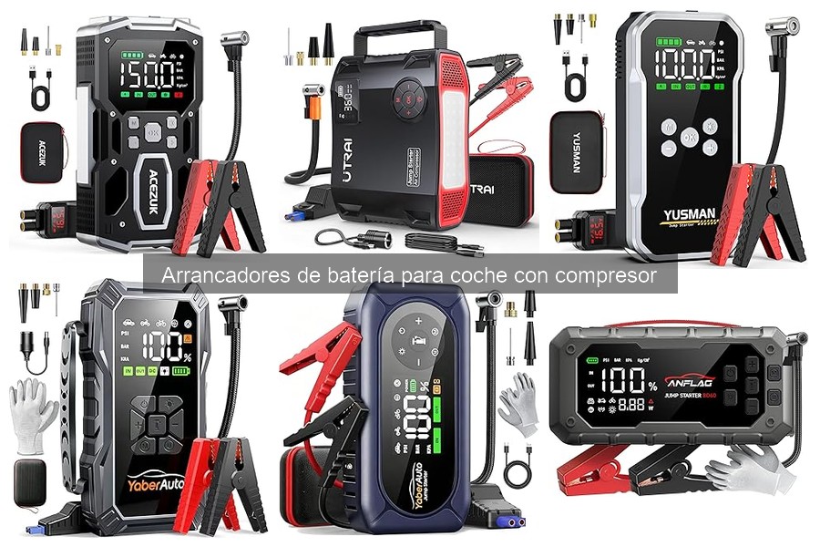 Alternativas al arrancador de batería con compresor para coche