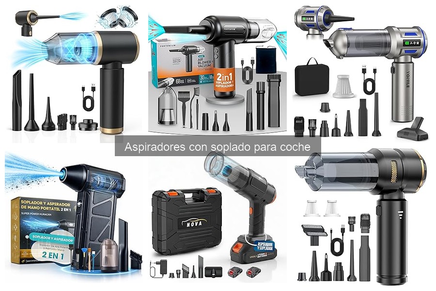 Alternativas al aspirador con soplado para limpiar tu coche