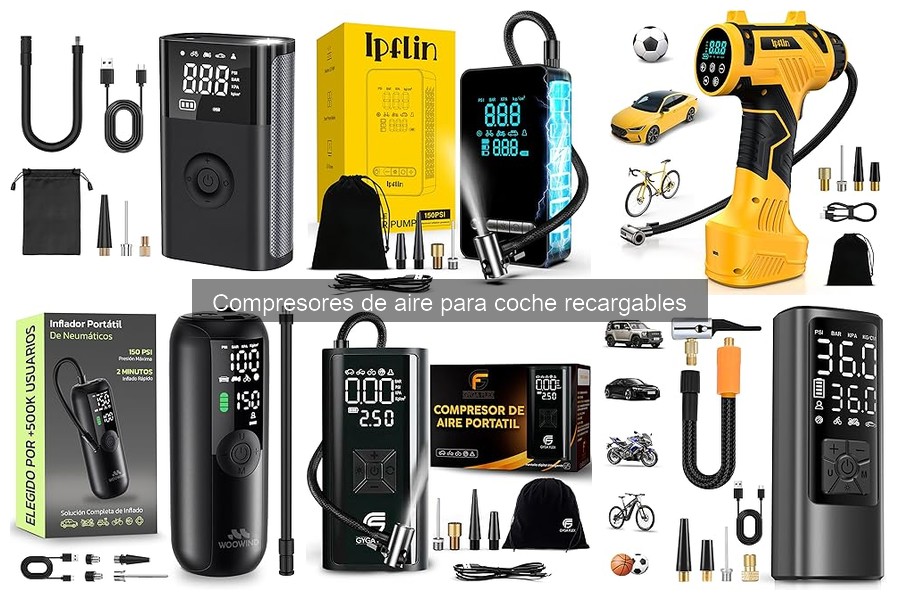 Alternativas al compresor de aire recargable para neumáticos